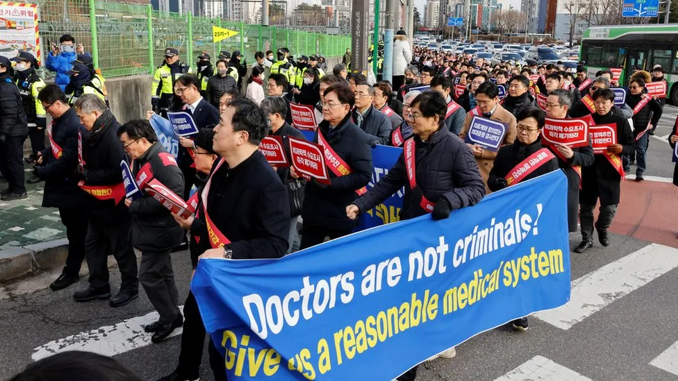 South Korean Doctors Facing Arrest for Strike